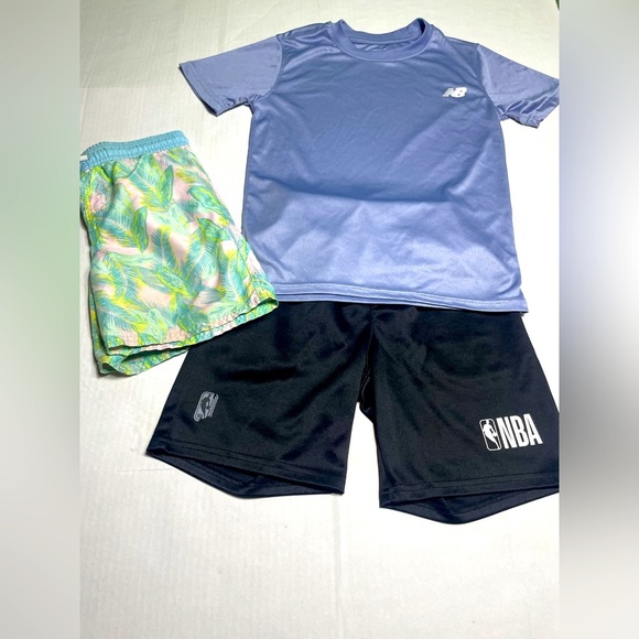 New Balance Other - New Balance Light Blue Shirt with Black NBA Shorts size L 12